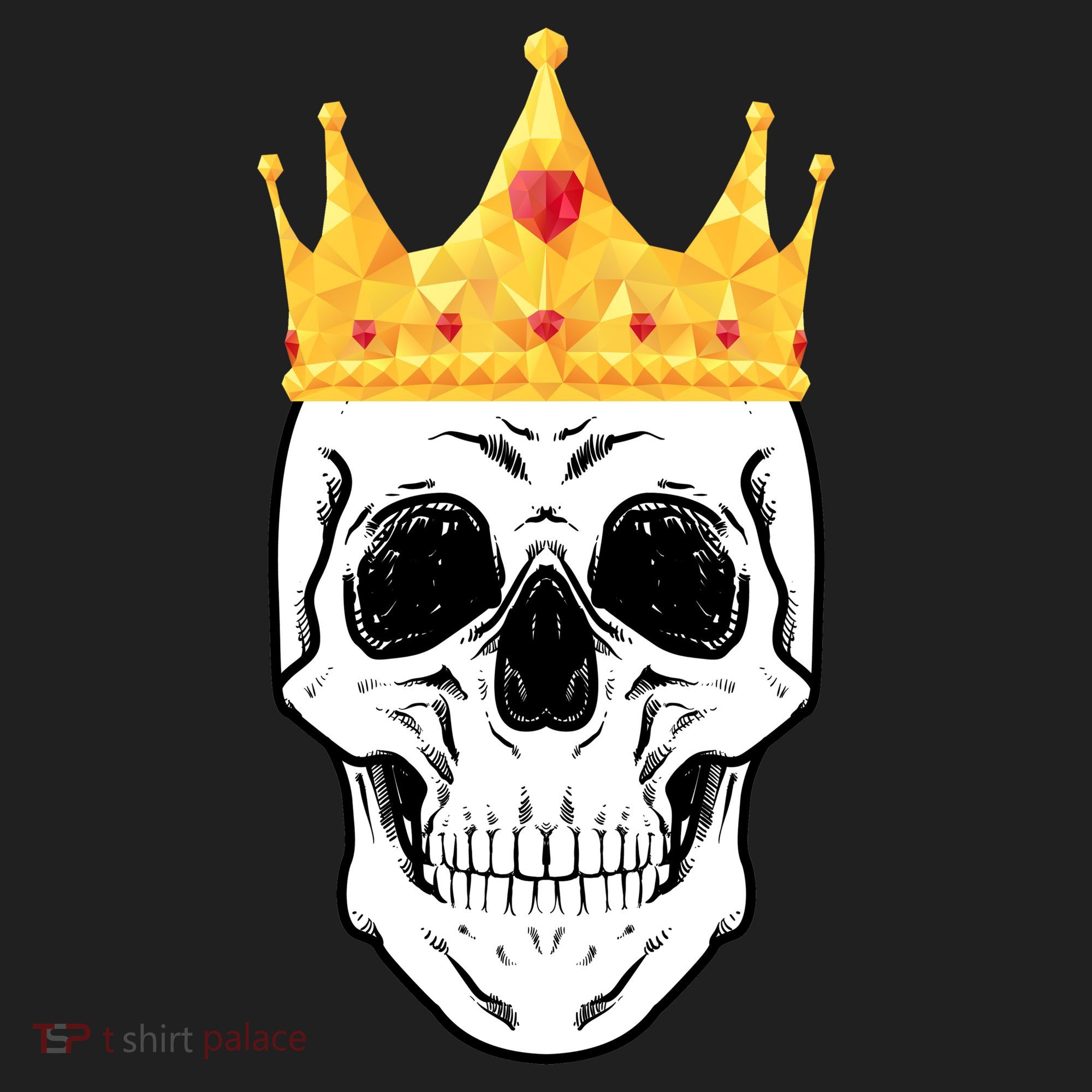 King Skull Golf Towel