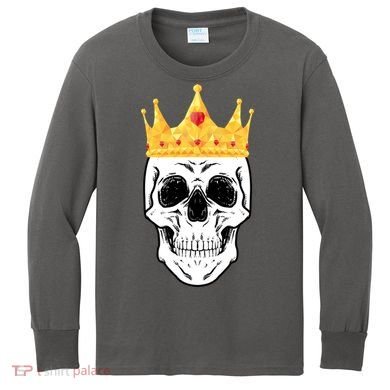 King Skull Kids Long Sleeve Shirt