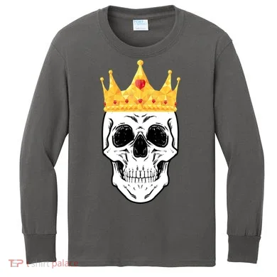 King Skull Kids Long Sleeve Shirt