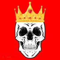 King Skull Santa Hat thumb 1