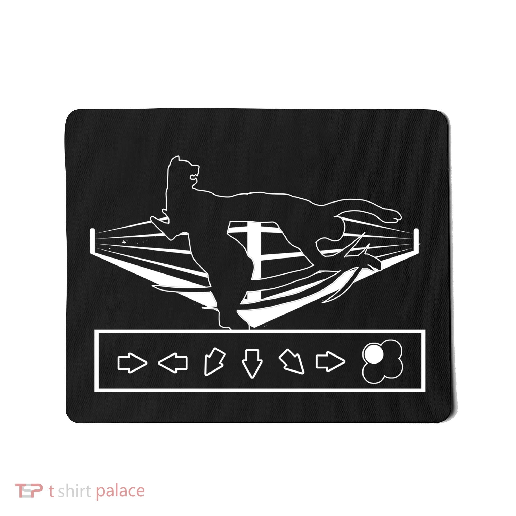 King Throw Funny Game Reference Mousepad