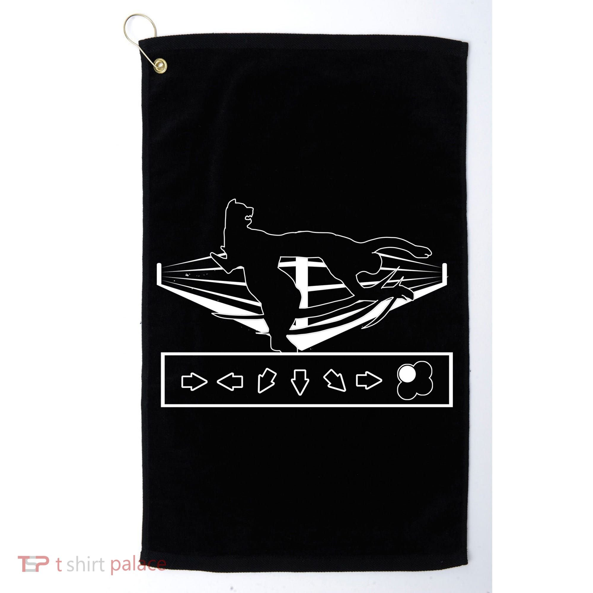 King Throw Funny Game Reference Golf Towel