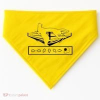 King Throw Funny Game Reference USA-Made Doggie Bandana thumb 0