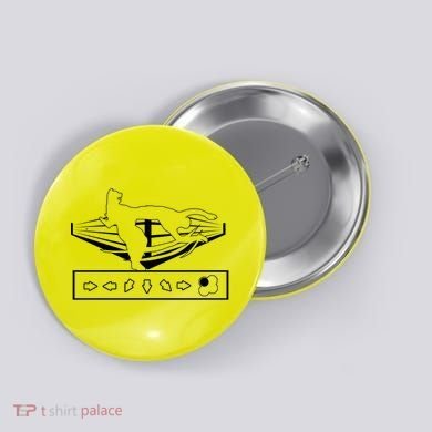 King Throw Funny Game Reference Button