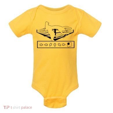 King Throw Funny Game Reference Baby Bodysuit