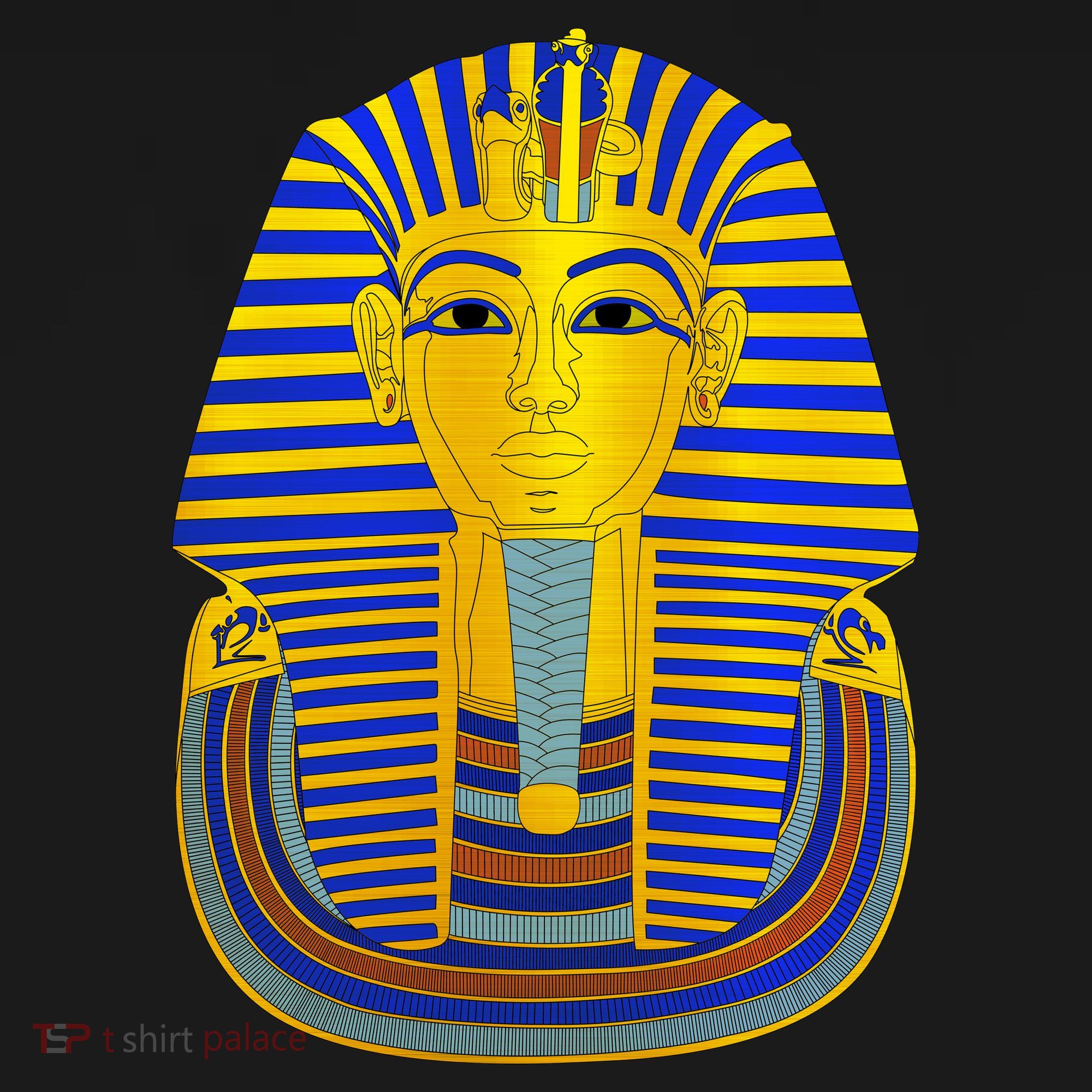 King Tut Pharaoh Egyptian USA-Made Doggie Bandana