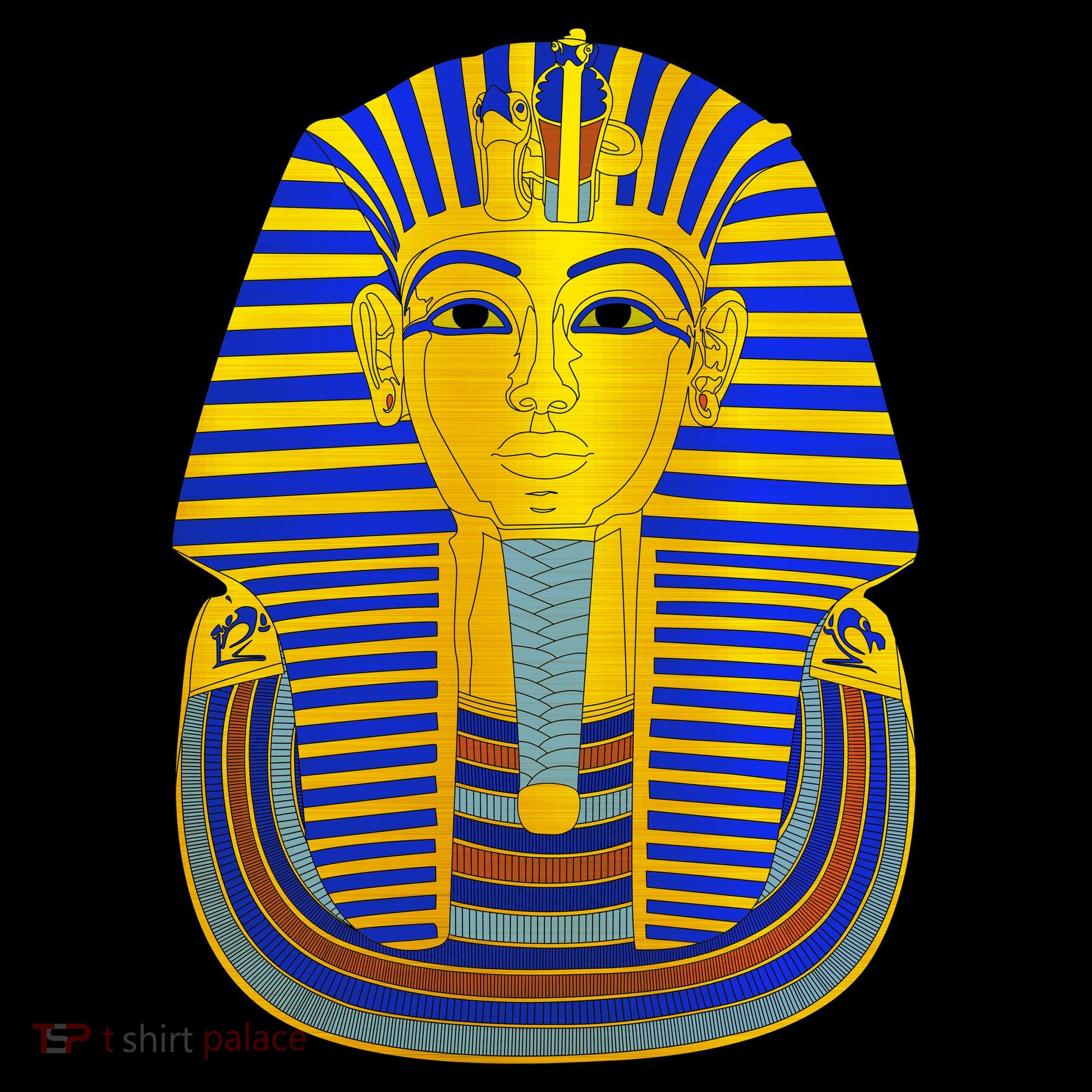 King Tut Pharaoh Egyptian Button