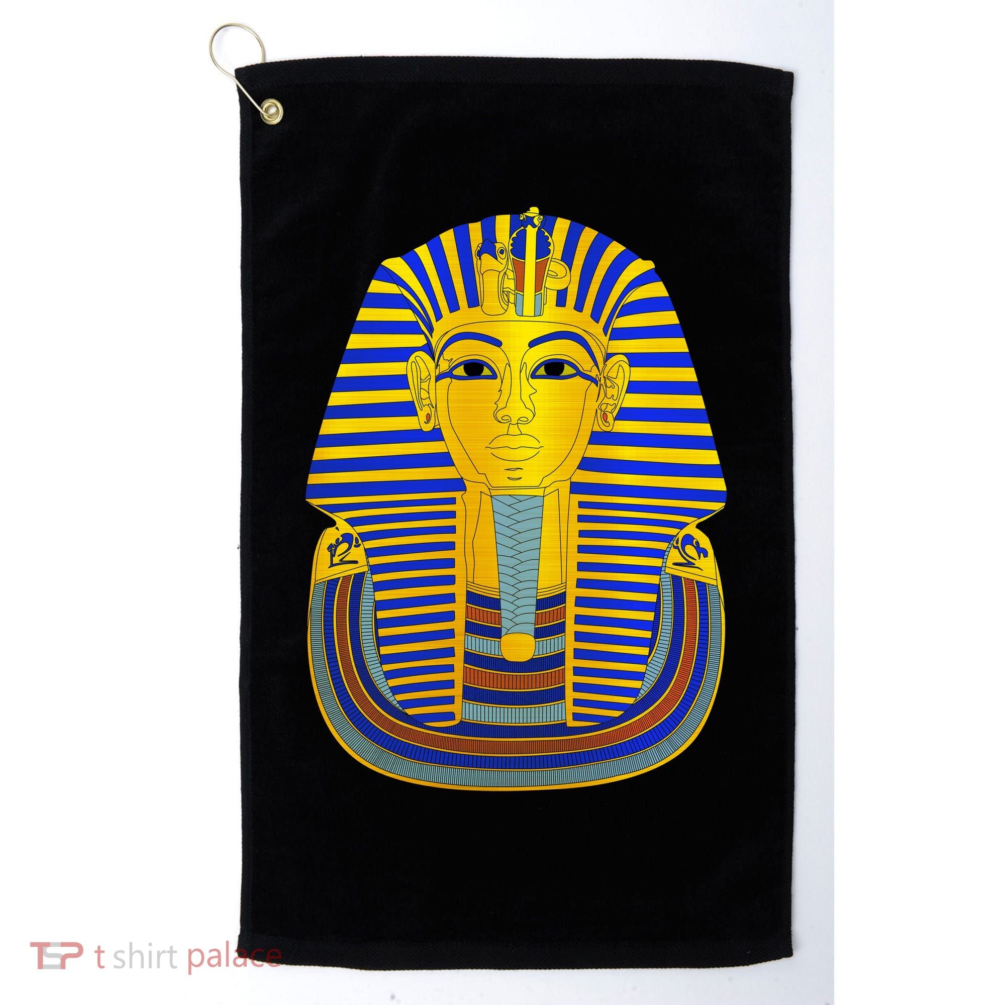 King Tut Pharaoh Egyptian Golf Towel