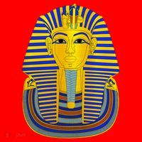 King Tut Pharaoh Egyptian Santa Hat thumb 1