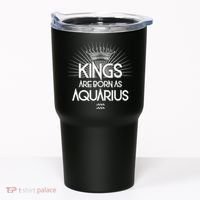 Kings Are Born As Aquarius Tumbler thumb 0