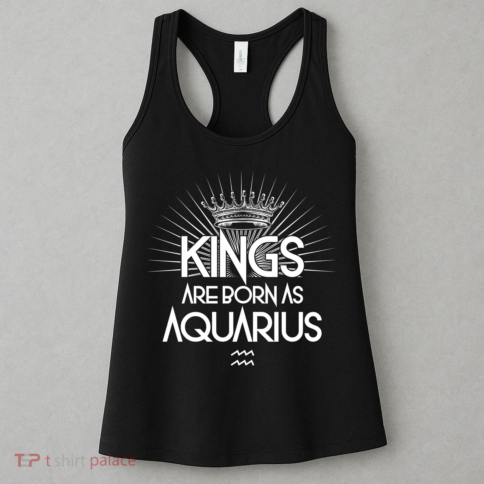 Kings Are Born As Aquarius Women's Tank Top