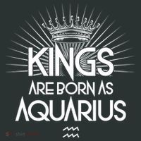 Kings Are Born As Aquarius Women's T-Shirt thumb 6
