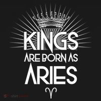 Kings Are Born As Aries Doggie Tank thumb 4
