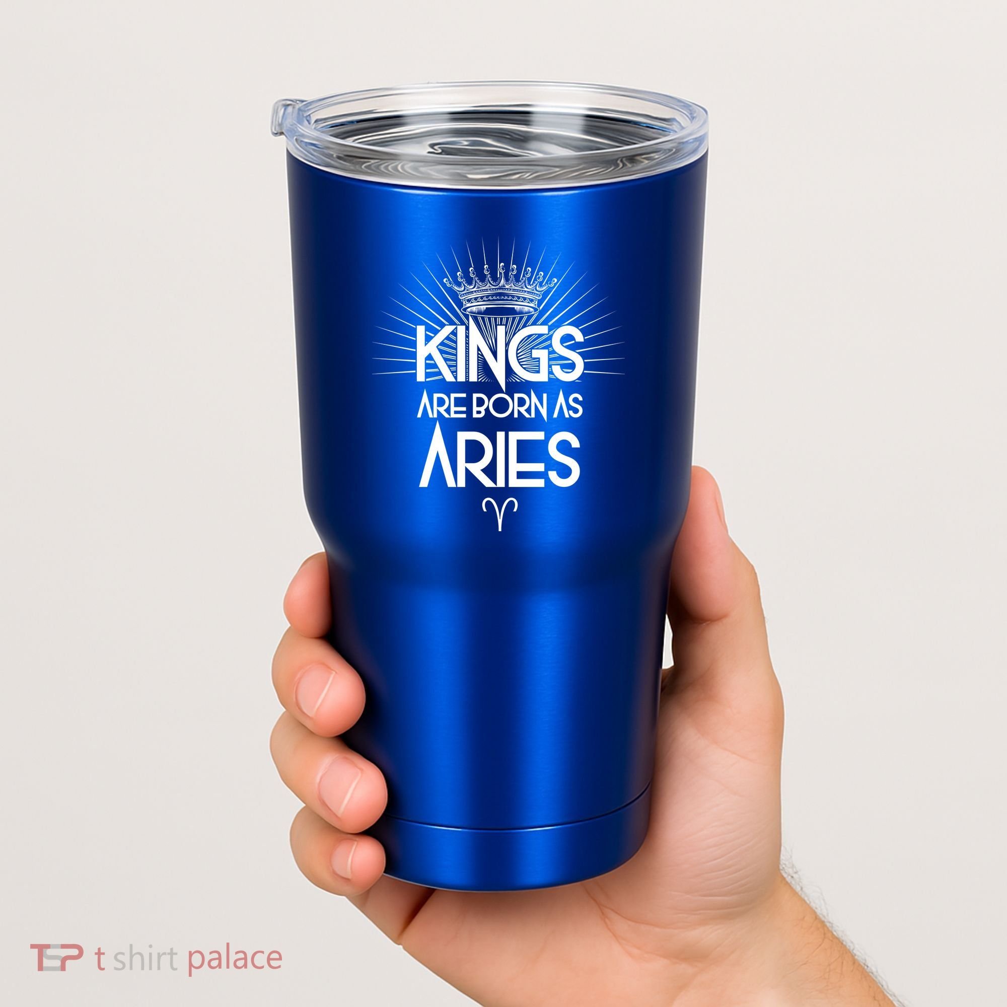 Kings Are Born As Aries Tumbler