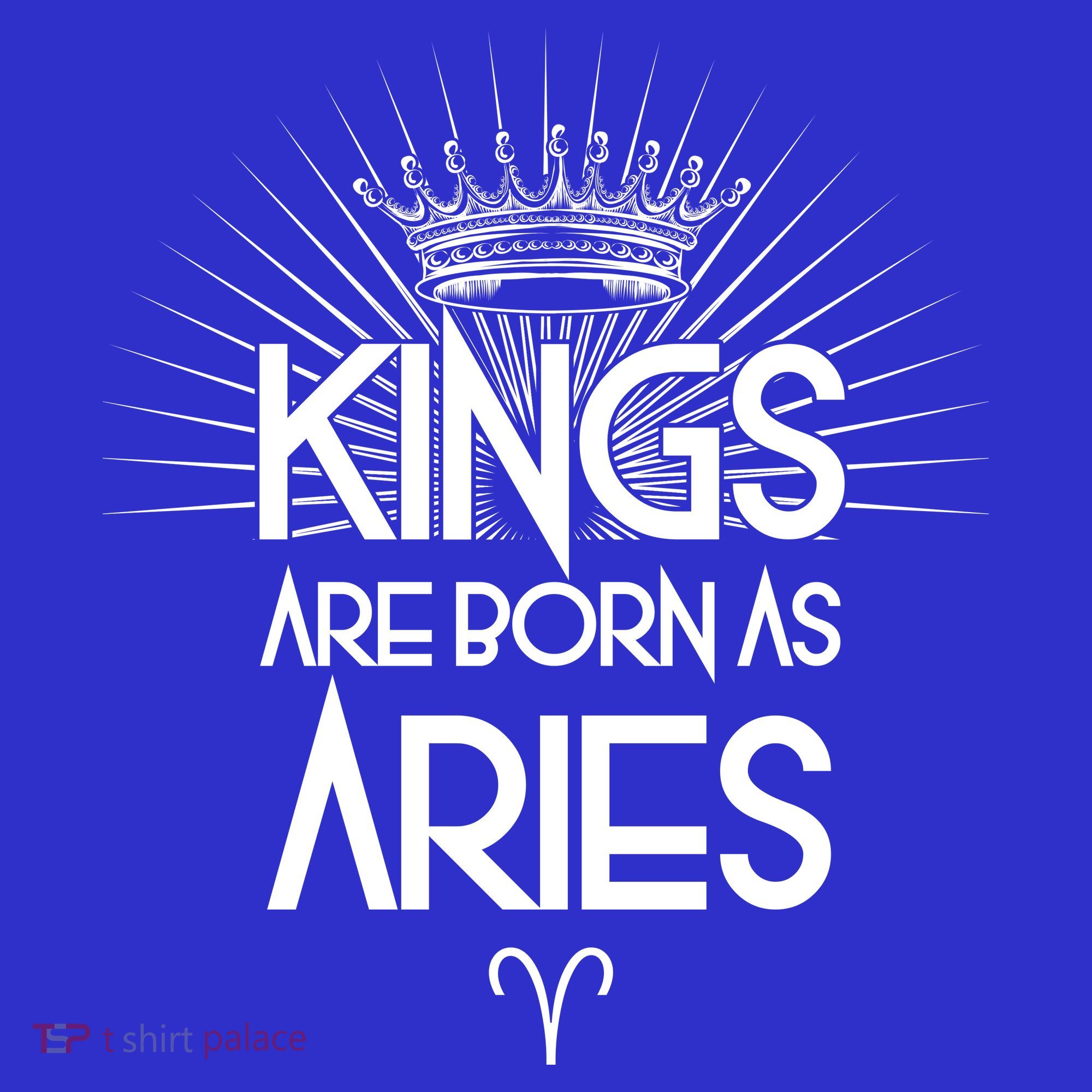 Kings Are Born As Aries Mousepad