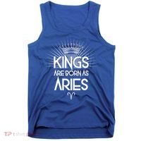 Kings Are Born As Aries Tank Top thumb 0