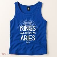 Kings Are Born As Aries Tank Top thumb 2