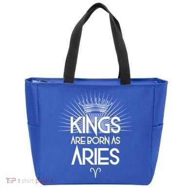 Kings Are Born As Aries Tote Bag