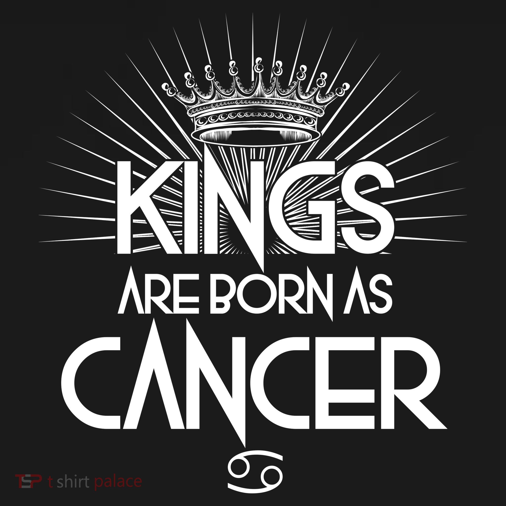 Kings Are Born As Cancer Hoodie