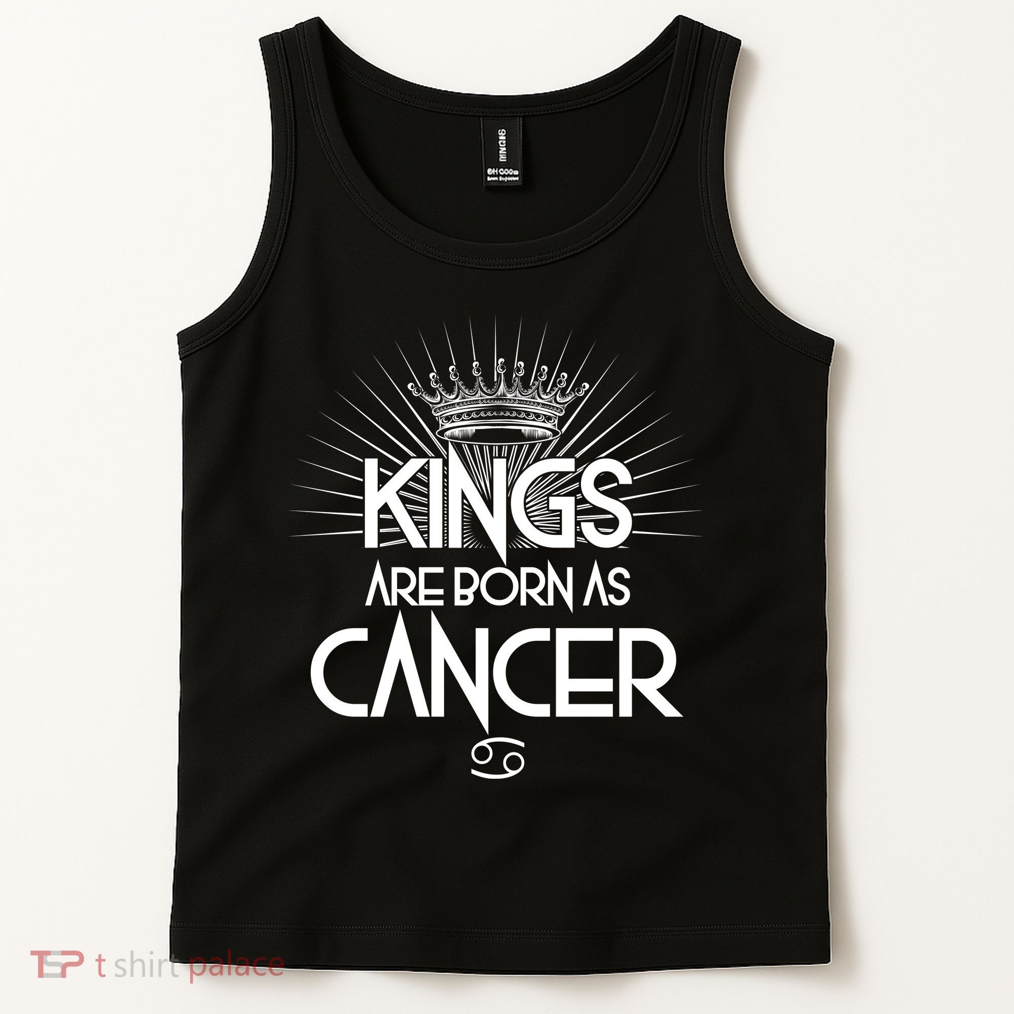 Kings Are Born As Cancer Tank Top