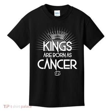 Kings Are Born As Cancer Kids T-Shirt
