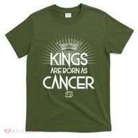 Kings Are Born As Cancer T-Shirt thumb 0