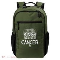 Kings Are Born As Cancer Backpack thumb 0
