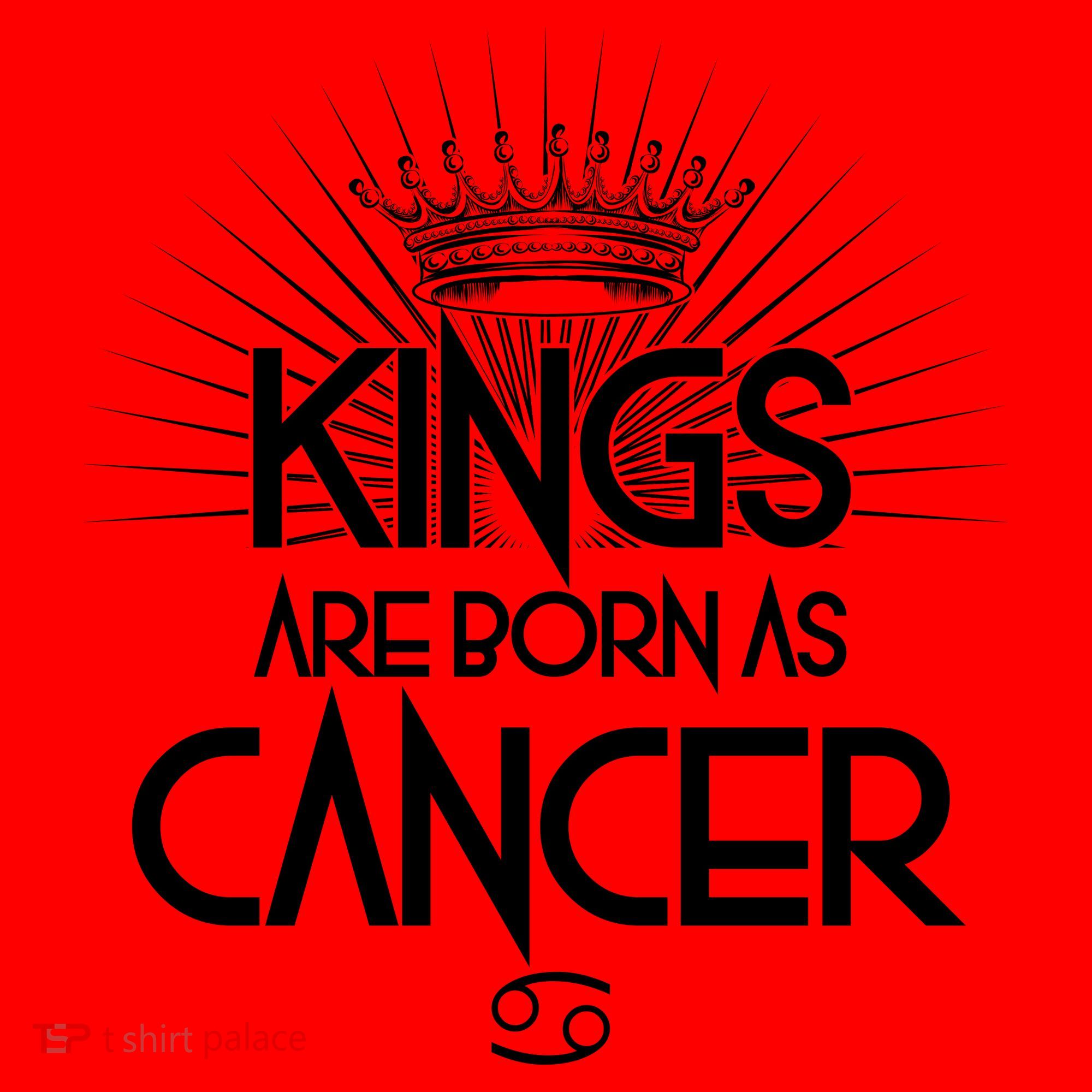 Kings Are Born As Cancer Santa Hat