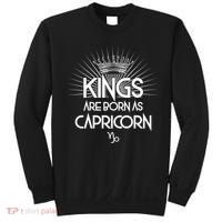 Kings Are Born As Capricorn Sweatshirt thumb 0