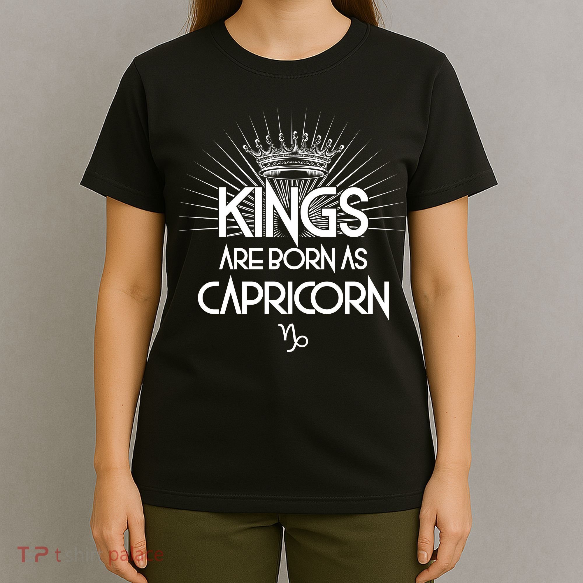 Kings Are Born As Capricorn T-Shirt