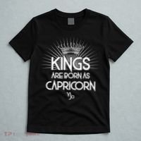 Kings Are Born As Capricorn T-Shirt thumb 5