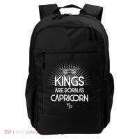 Kings Are Born As Capricorn Backpack thumb 0
