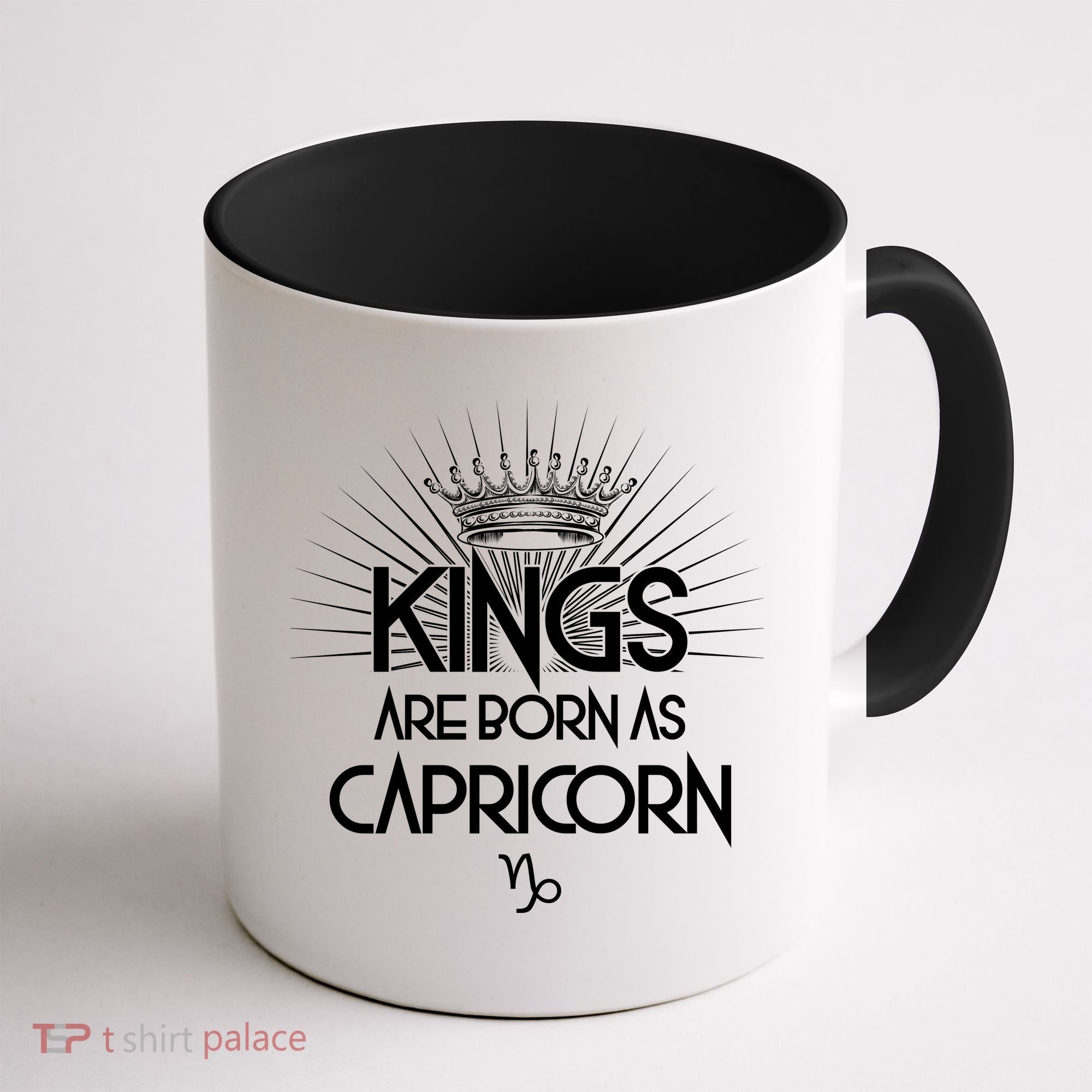Kings Are Born As Capricorn Coffee Mug