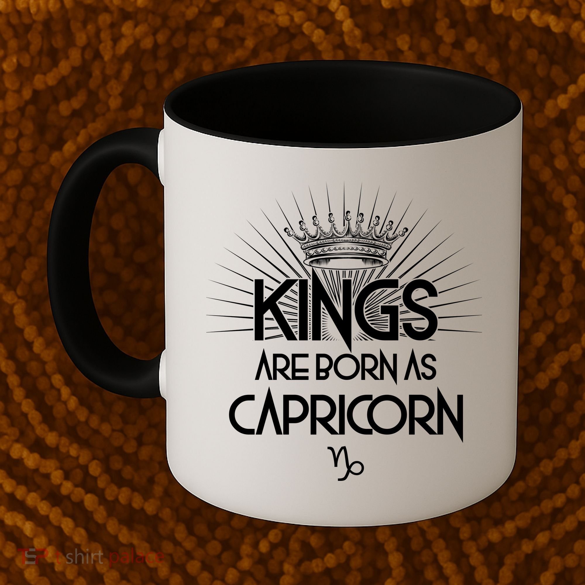 Kings Are Born As Capricorn Coffee Mug