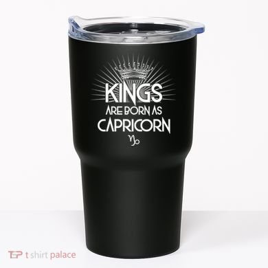 Kings Are Born As Capricorn Tumbler