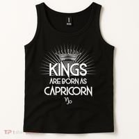 Kings Are Born As Capricorn Tank Top thumb 2