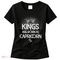 Kings Are Born As Capricorn Women's T-Shirt thumb 0