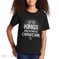Kings Are Born As Capricorn Kids T-Shirt thumb 2