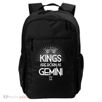 Kings Are Born As Gemini Backpack