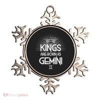 Kings Are Born As Gemini Ornament thumb 0