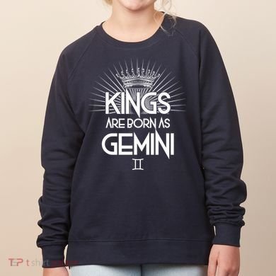 Kings Are Born As Gemini Women's Sweatshirt