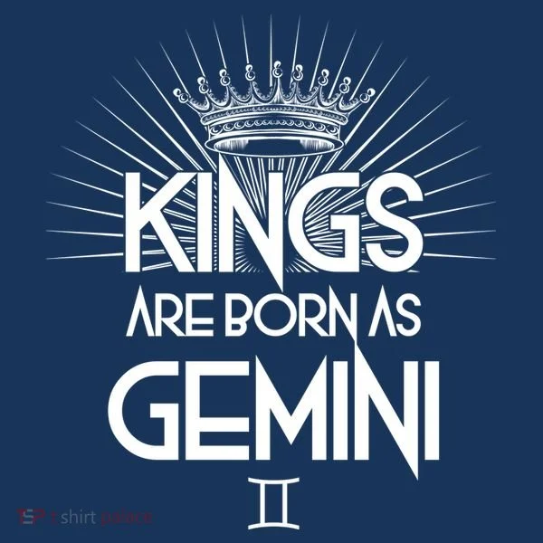 Kings Are Born As Gemini Doggie Tank