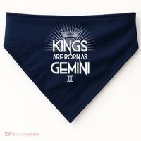 Kings Are Born As Gemini USA-Made Doggie Bandana thumb 0