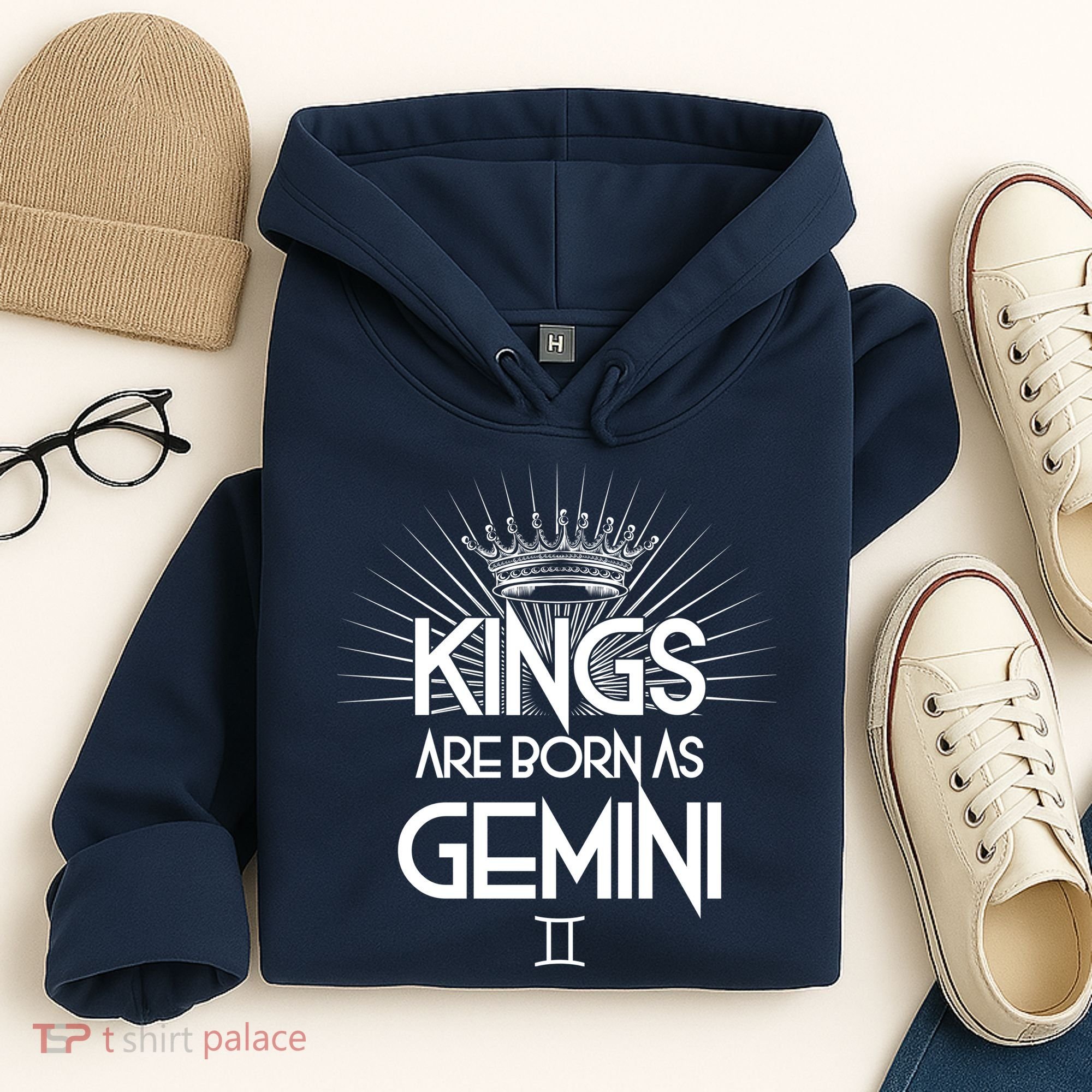 Kings Are Born As Gemini Hoodie