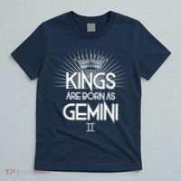 Kings Are Born As Gemini T-Shirt thumb 5