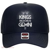 Kings Are Born As Gemini Hat thumb 0