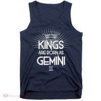 Kings Are Born As Gemini Tank Top thumb 0