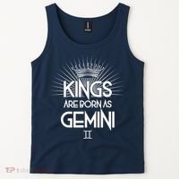 Kings Are Born As Gemini Tank Top thumb 2