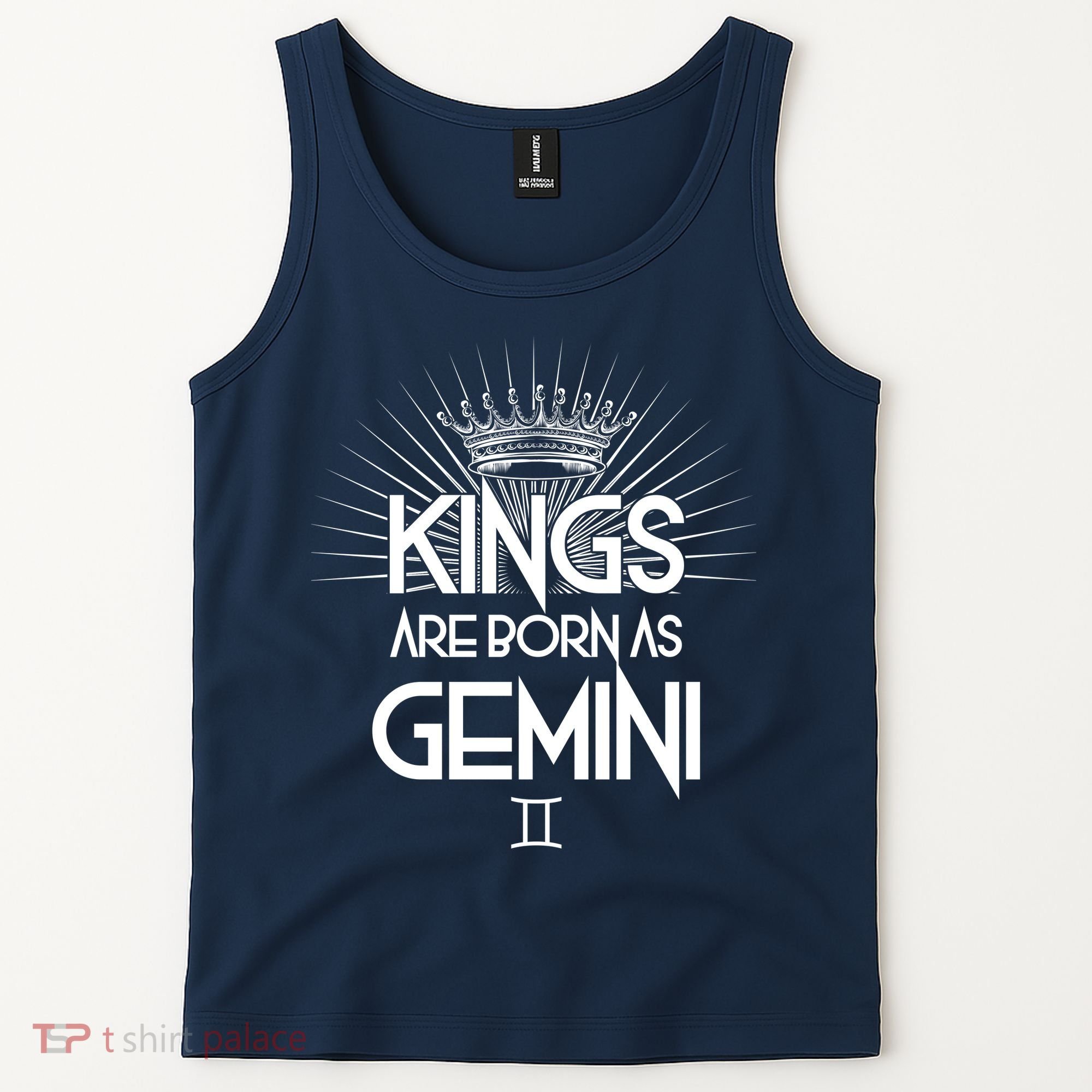 Kings Are Born As Gemini Tank Top