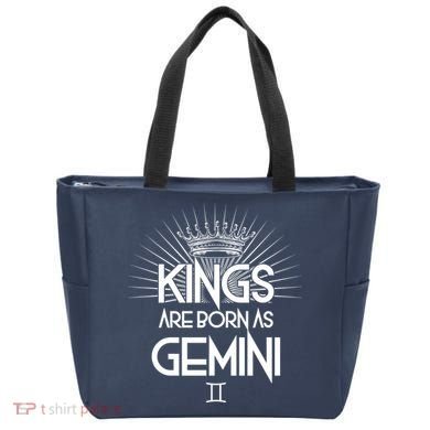 Kings Are Born As Gemini Tote Bag